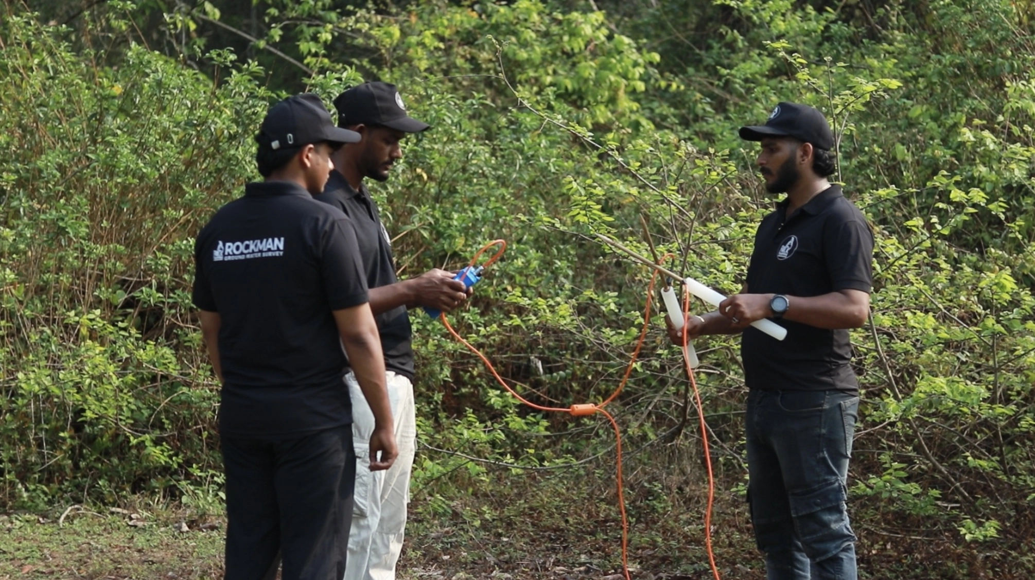 Technical Team Planning Aquifer Survey & Soil Analysis