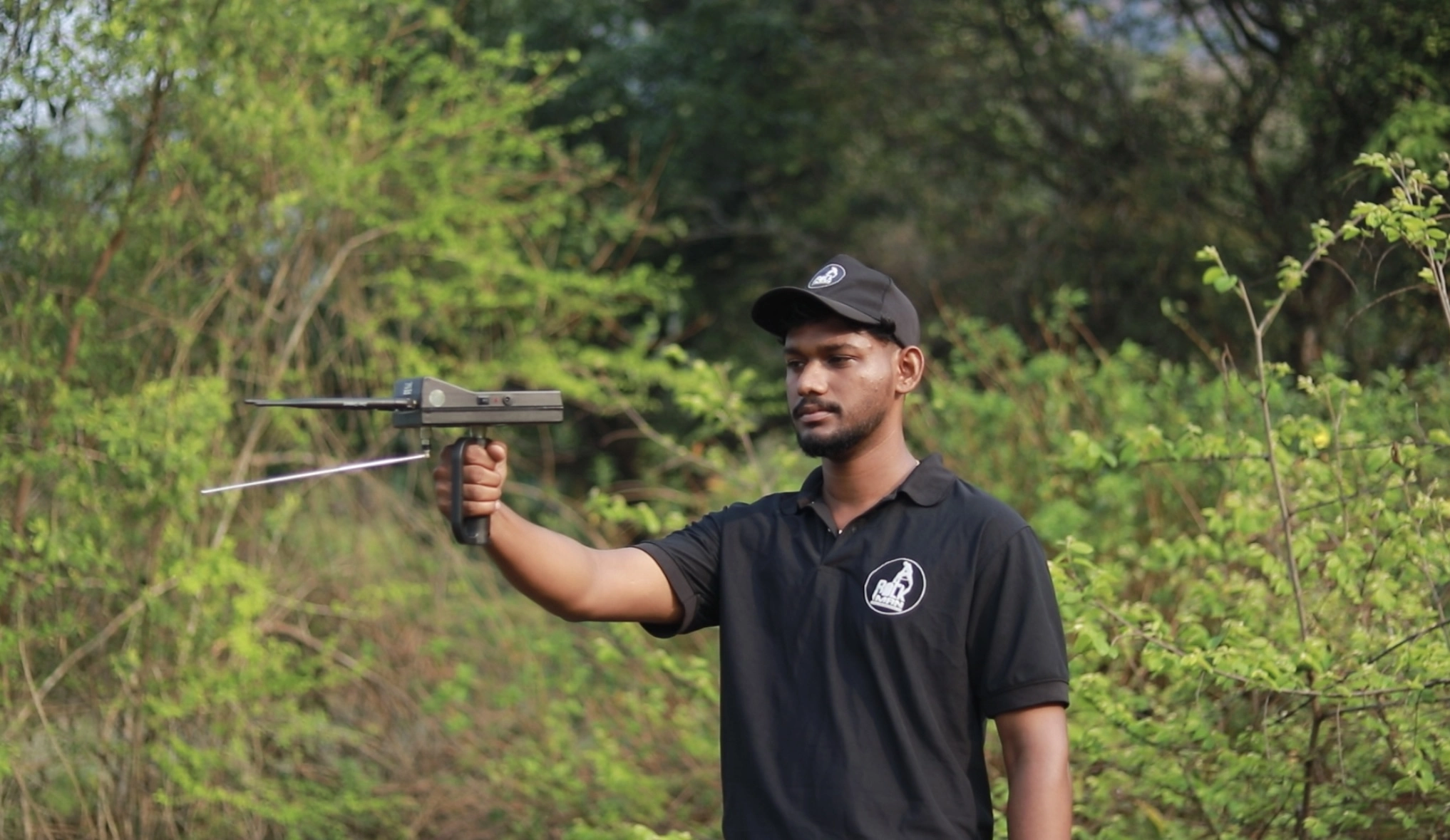 Field Hydrologist using Precision Groundwater Scanner